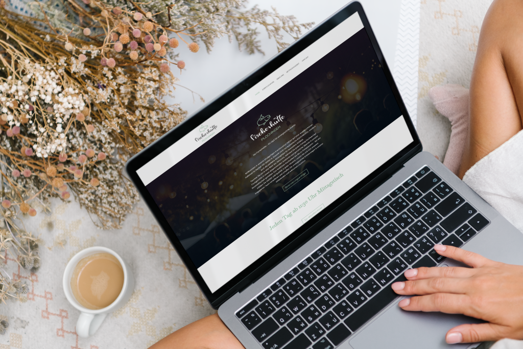 Website-Relaunch eines KMU: übersichtliche Startseite mit klarer Navigation in WordPress